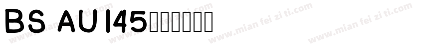 BS au145字体转换